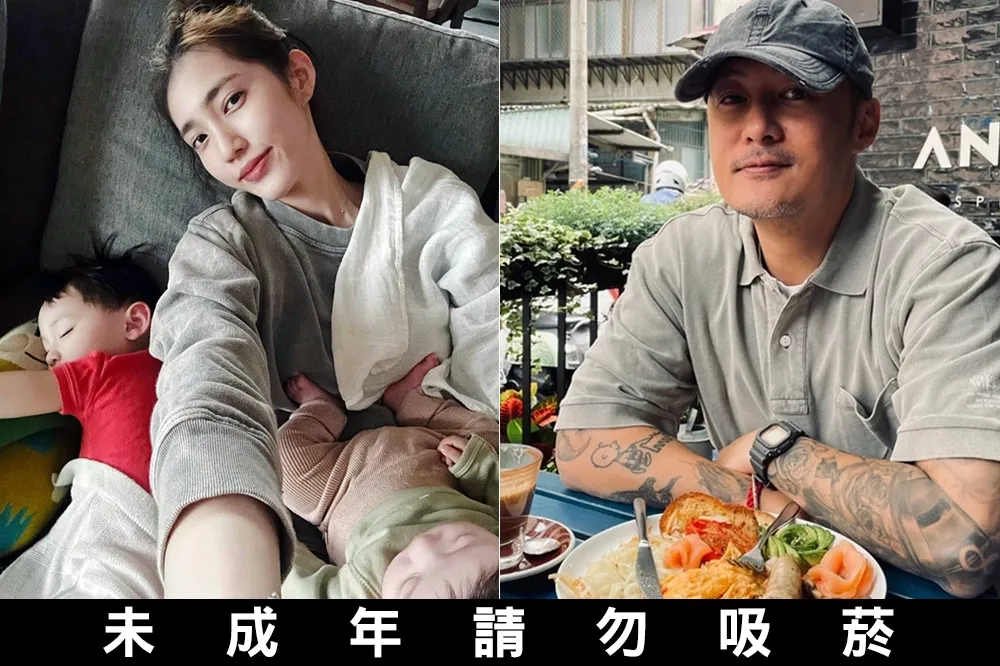 余文樂夜店無罩哈菸抱嫩妹　網友狂罵「寵妻愛家形象演的？」