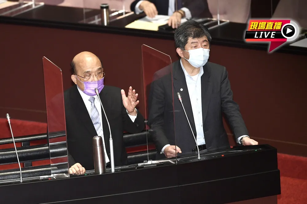 【直播】紓困預算追加案　 蘇貞昌、陳時中赴立院報告備詢