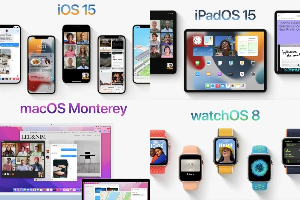 蘋果 WWDC21 重點整理！iOS 15、iPadOS 15、macOS Monterey 和 watchOS 8 將於秋季陸續更新