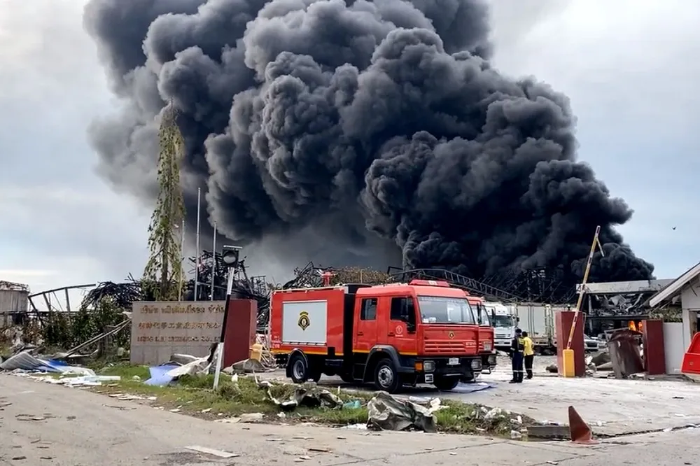泰國台資化工廠爆炸　代表處確認2名台幹輕傷無大礙
