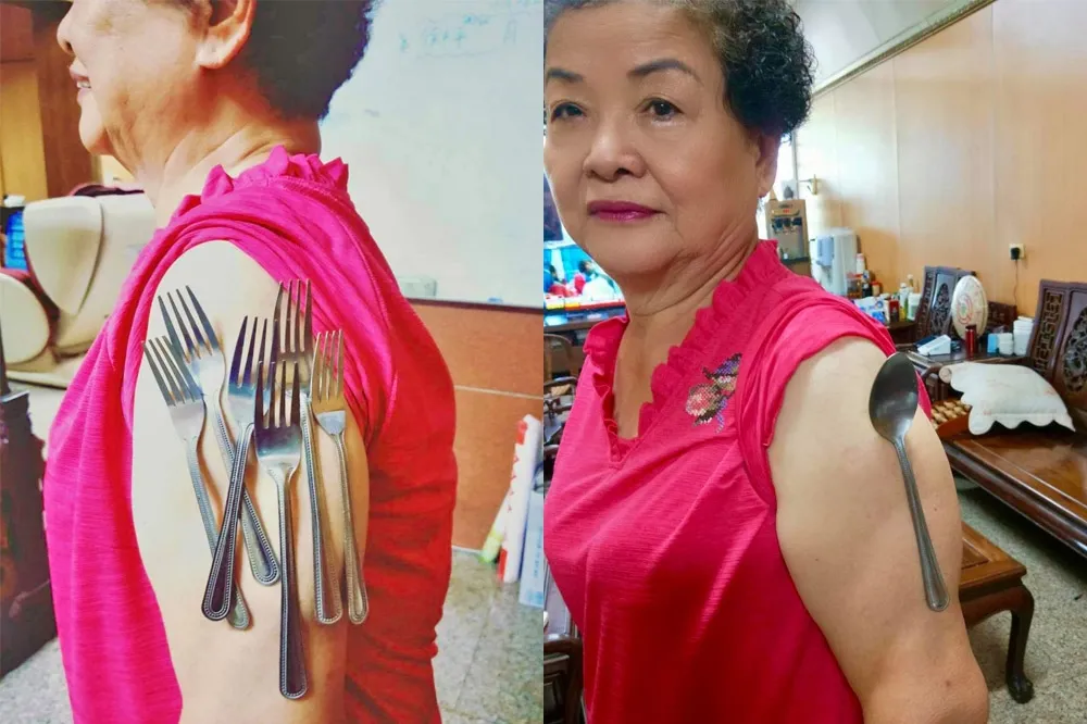 秀母親也有「莫德納手臂」　藍委楊瓊瓔直呼：媽媽變成行走餐具架了嗎