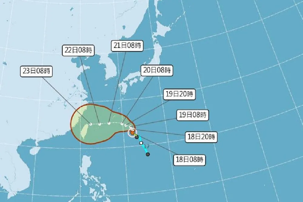 【路徑曝光】颱風「烟花」生成！　恐增強為中颱直撲台灣