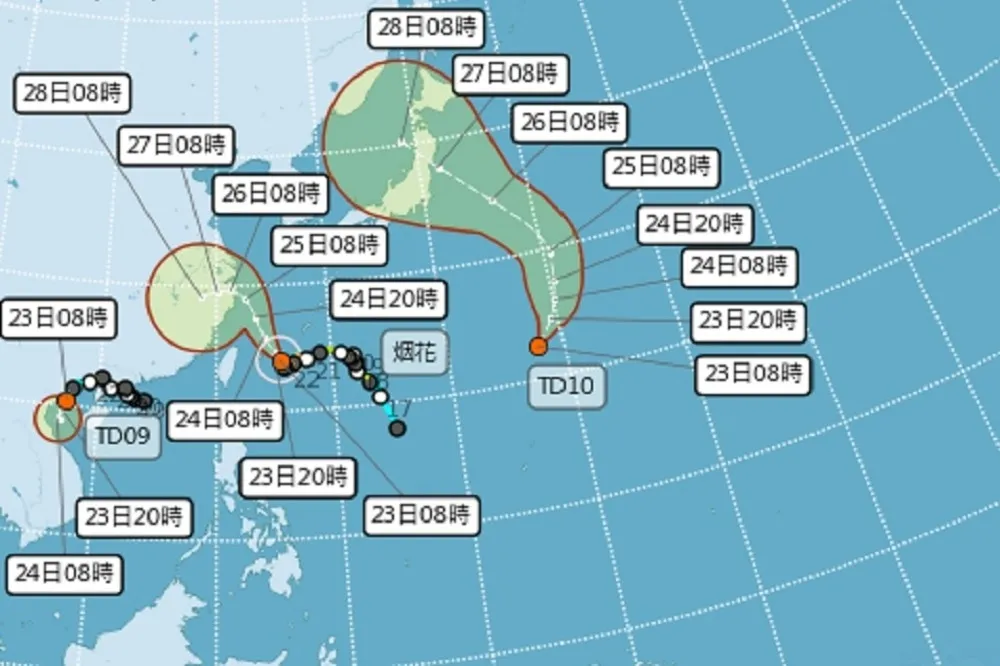 又有颱風醞釀！曾重創台灣的「尼伯特」投胎　恐撲日本亂東奧賽事