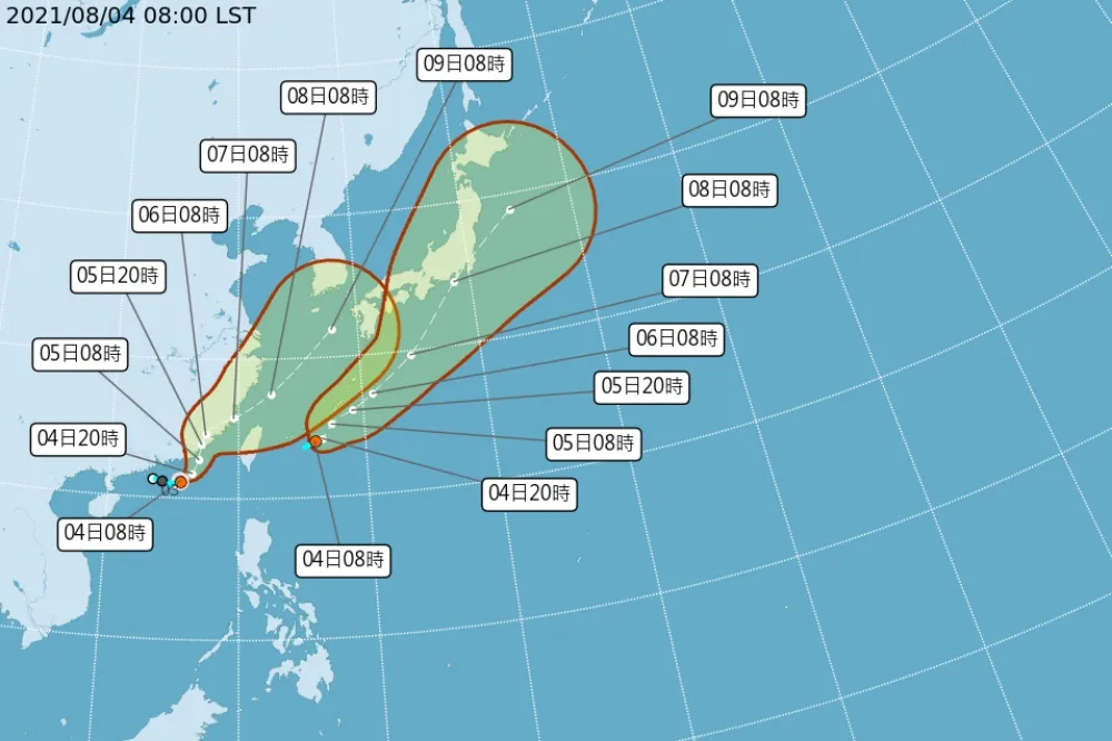 輕颱「盧碧」生成！最快今夜發海警　明後天最接近台灣