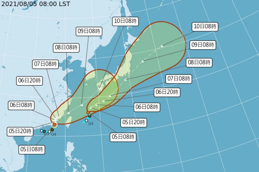 盧碧颱風移動緩慢暴風圈已進入台海　中南部嚴防致災雨彈