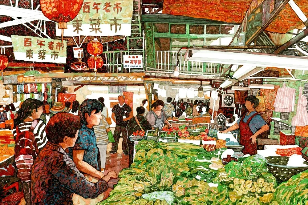 台南的「貴婦菜市場」— 東菜市！時髦老奶奶們都穿著洋裝來逛