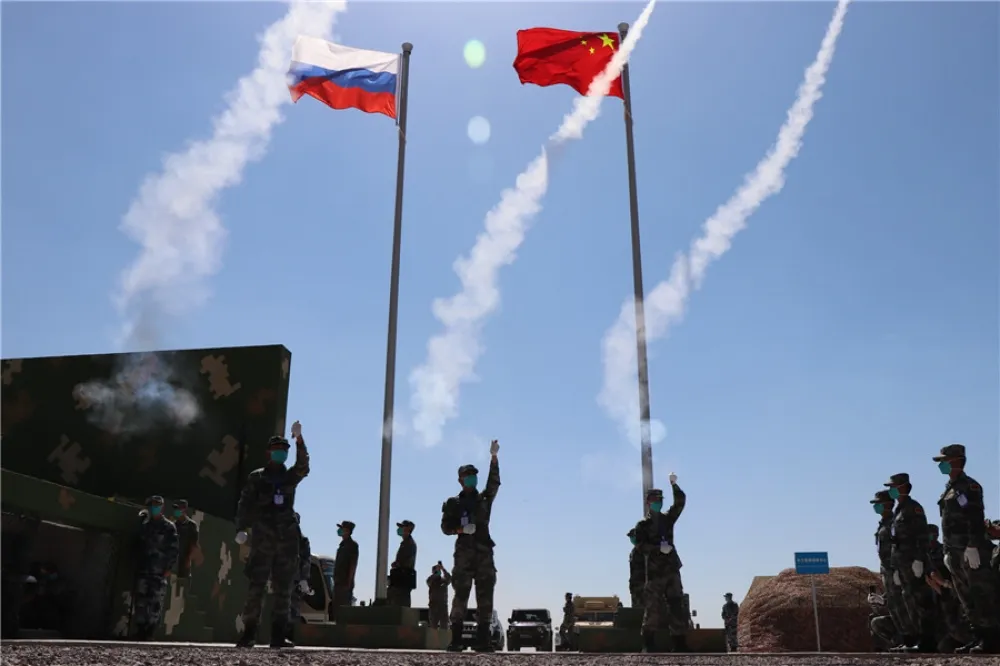 中俄規模最大的聯合軍演在寧夏舉行　解放軍派出最先進的殲-20戰機參加
