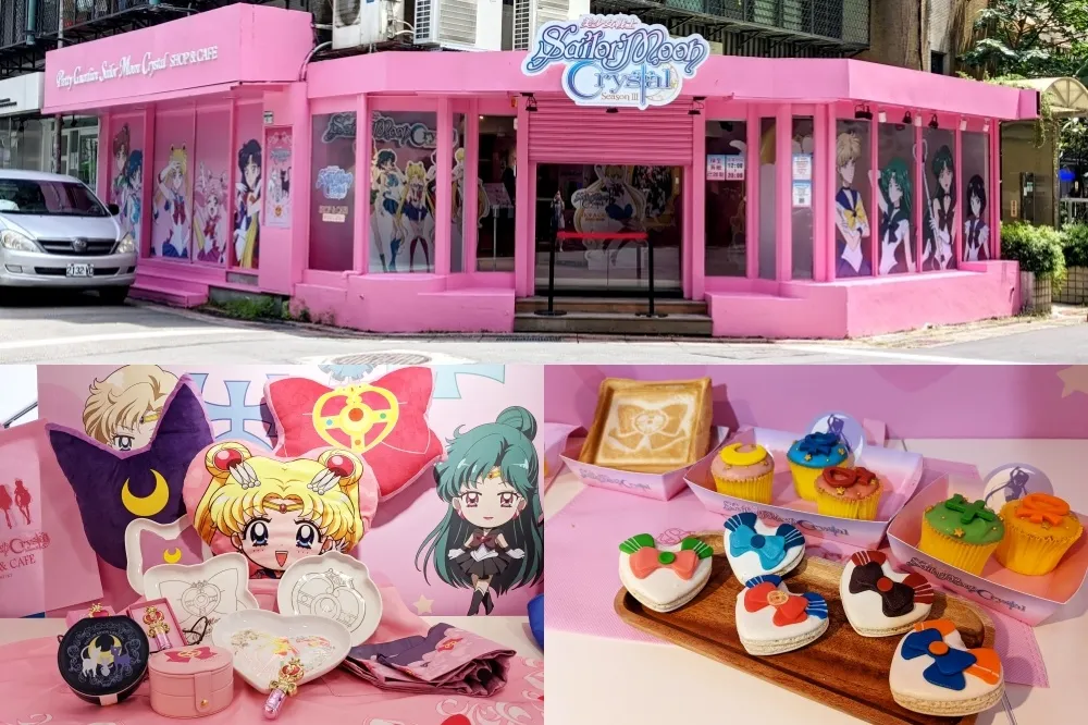 【完整菜單片】線上預約制！「美少女戰士主題咖啡店」11/7 前快閃東區　全新周邊、巨型月亮打卡造景、造型甜點不可錯過