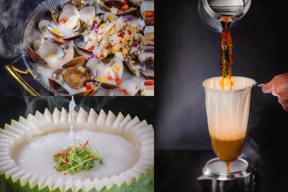 【有片】用餐打卡送港式飲品！阿妹、林俊傑最愛的順德風味「澳門贏到足」卜卜蜆鍋、火焰鵝台灣也吃得到