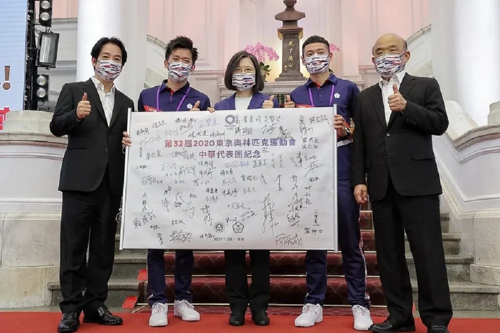 迎見「Our Heroes」邁向2024巴黎奧運　蔡英文：會持續推動黃金計畫