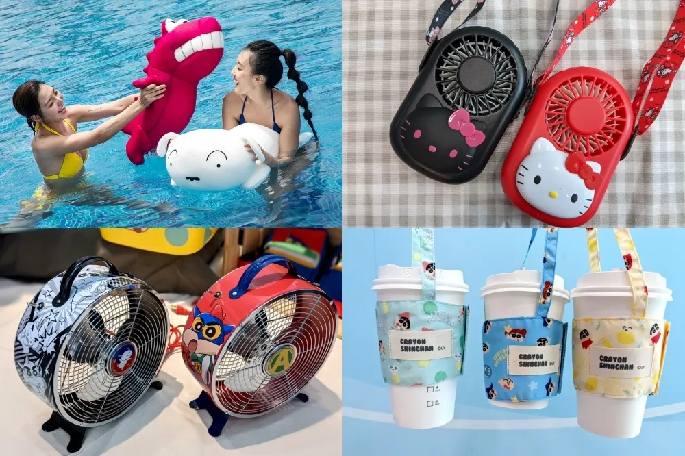 【開箱片】酷暑難耐！7-11 ibon 預購 9/8 起推出蠟筆小新、Hello Kitty「居家涼夏系列」7 款商品為你消暑