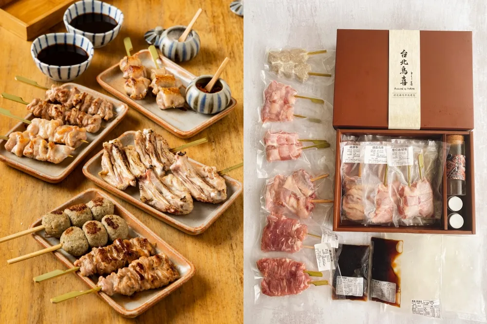 【有片】加購電烤盤只要 1000 元！燒鳥專門店台北鳥喜推「雞肉串燒禮盒」　