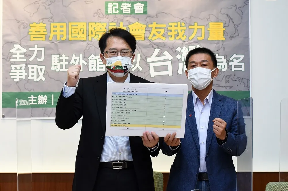 綠委促外館正名台灣　外交部：會爭取我國最大國家利益