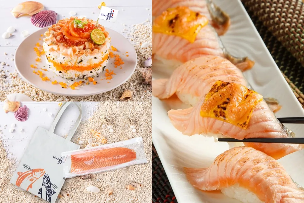 疫苗全面開打！吃鮭魚補營養　美威鮭魚再送iPhone、鮭魚購物袋