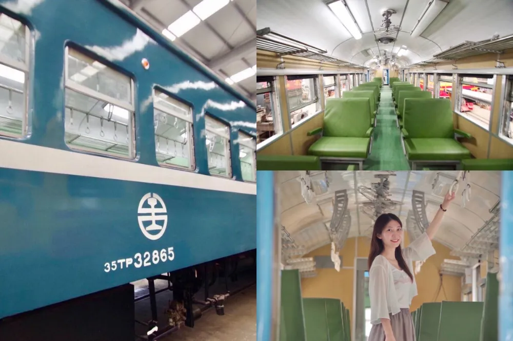 【有片】藍皮普快列車回來了！台鐵藍皮解憂號觀光列車 10/23 重啟　原始「浪漫藍」比復古還要復古