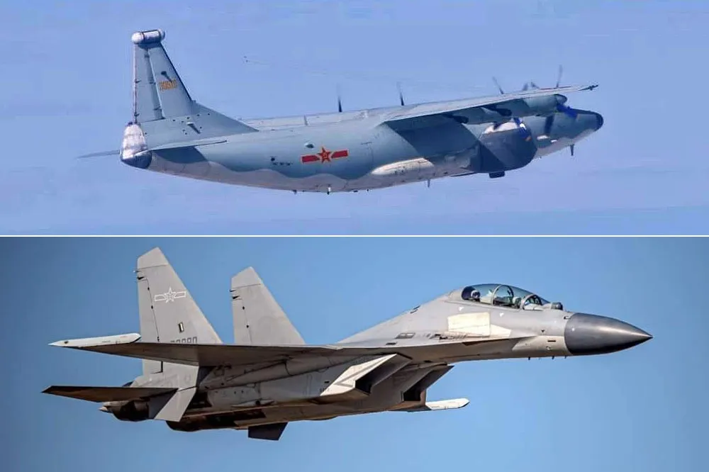 太囂張！解放軍機不停歇　運8機、殲16機今又來擾台