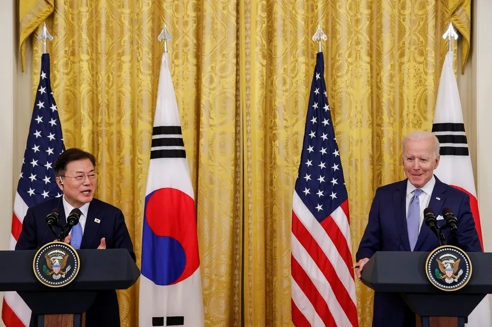 拜登拉攏韓國　對朝鮮已到出牌時刻