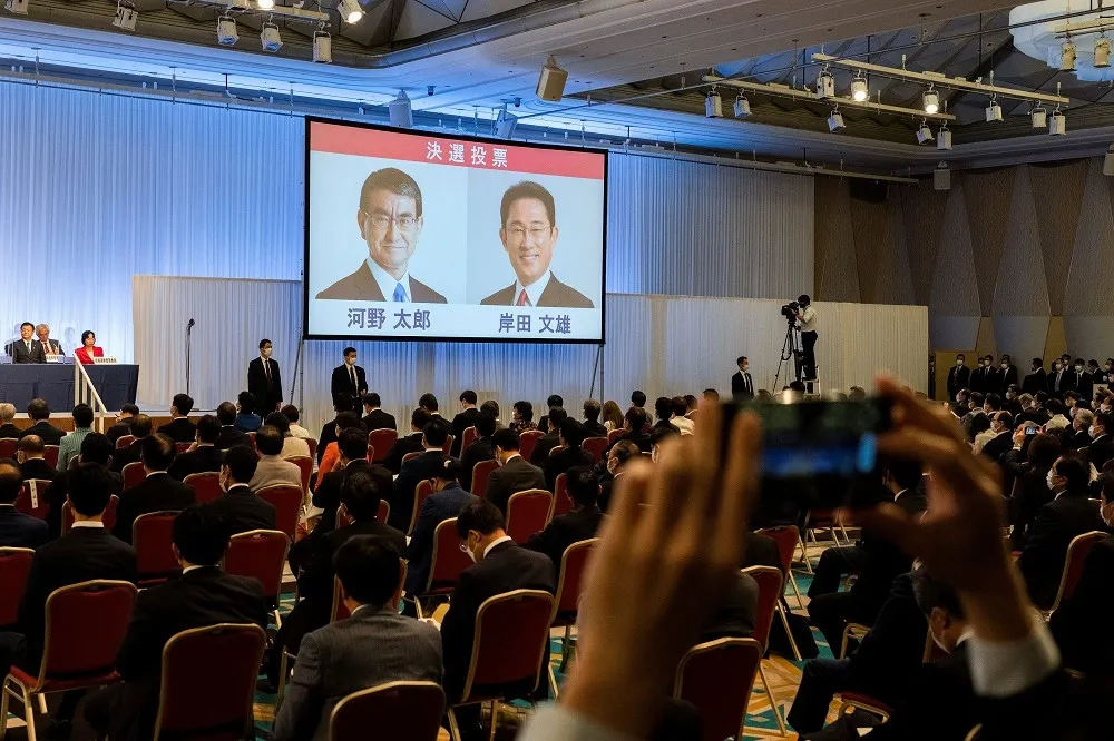 【都未過半】日本自民黨總裁選舉開票　岸田文雄多1票與河野太郎進入第二階段