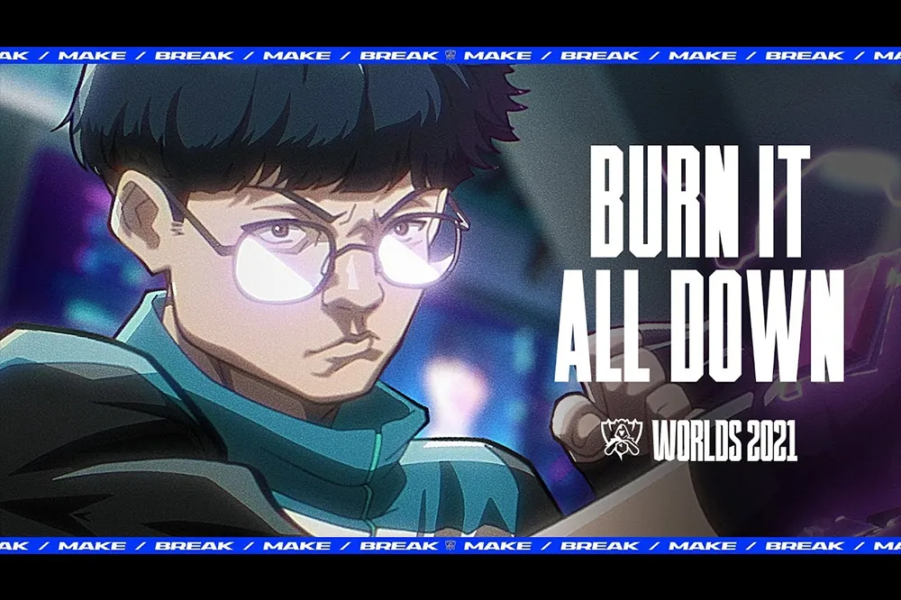 【英雄聯盟】2021 世界賽主題曲登場 《Burn It All Down》 ShowMaker 激戰 Chovy ！
