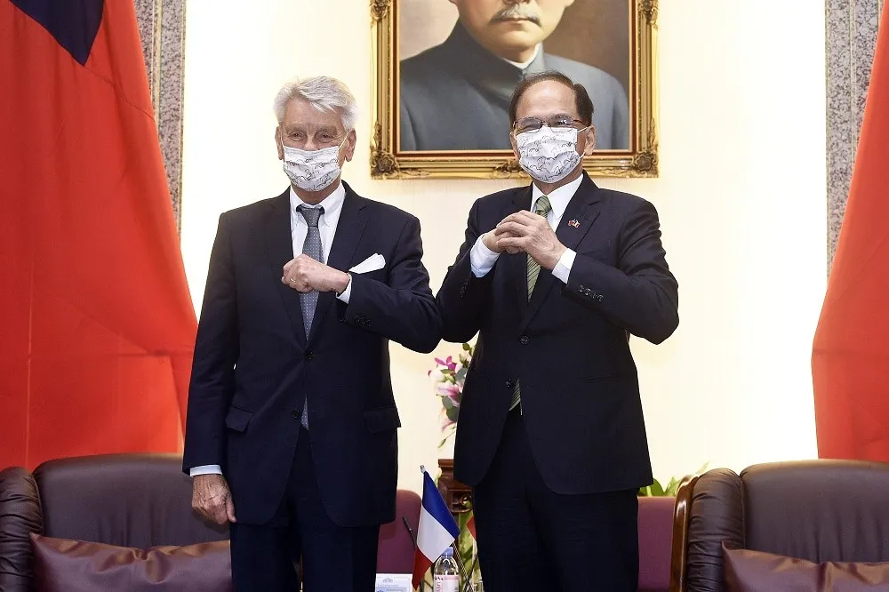 法國參議院代表團訪台　贊成「駐法台北代表處」正名