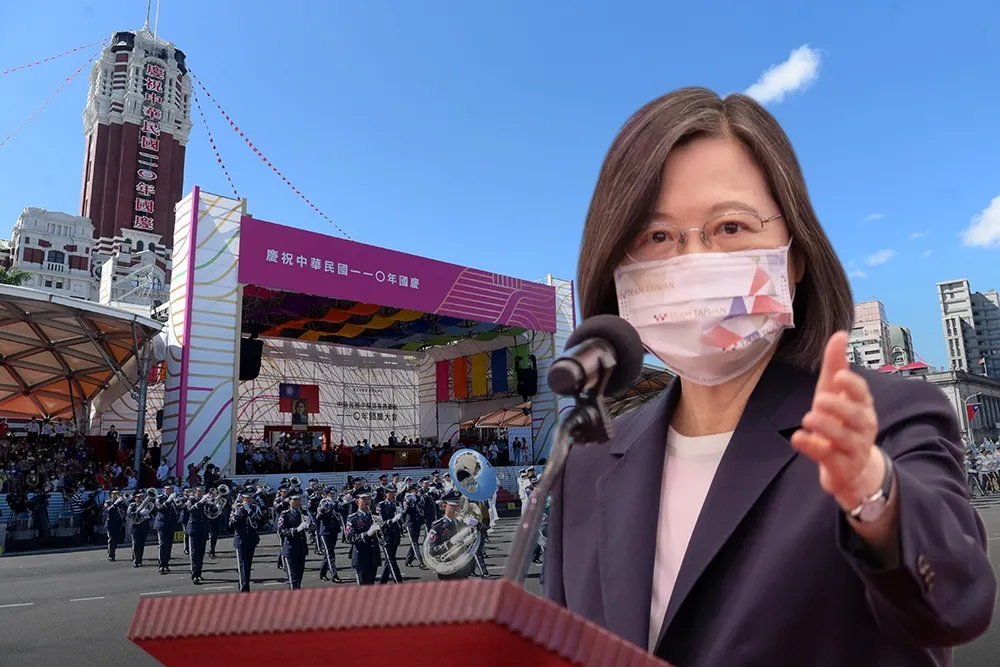 對內齊心抗疫+對外堅護主權　蔡總統國慶演說訴求團結