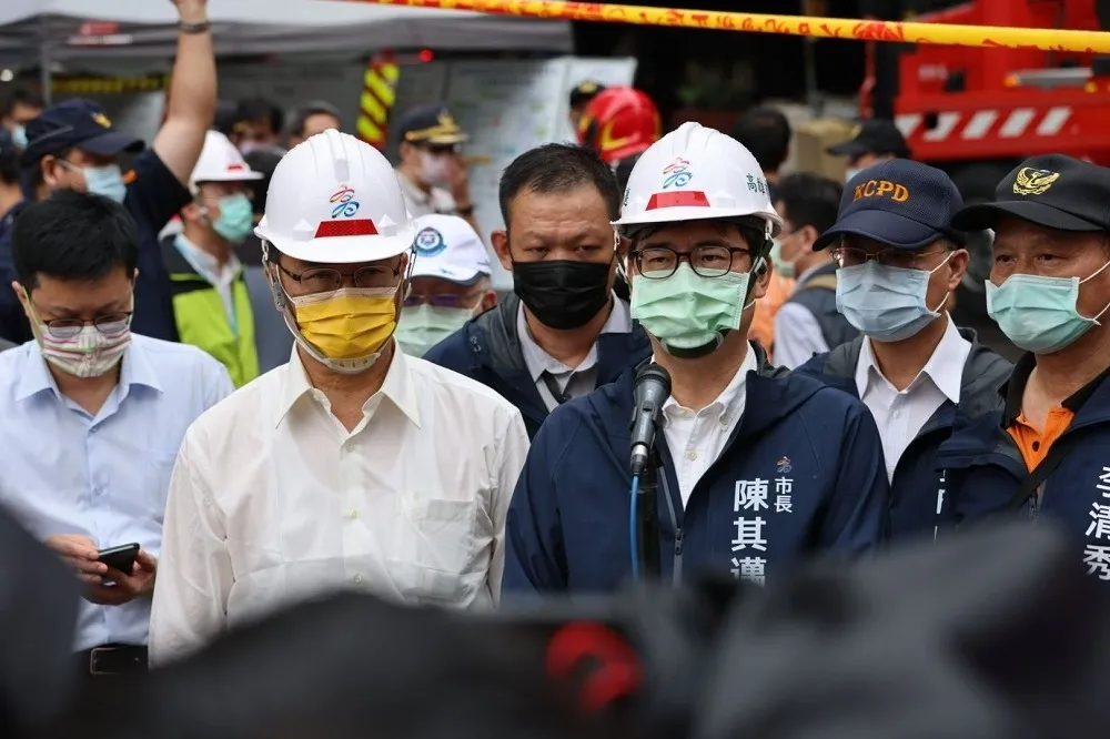 昔嗆胡志強為夜店火災下台　陳其邁今遭出征「暖男迴力鏢」愣15秒吐8字
