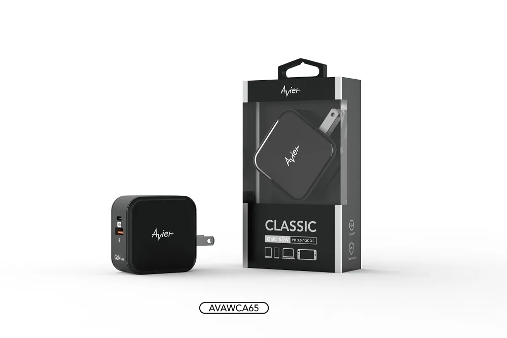 從容輕裝　高速充電　Avier推出氮化鎵快充電源供應器