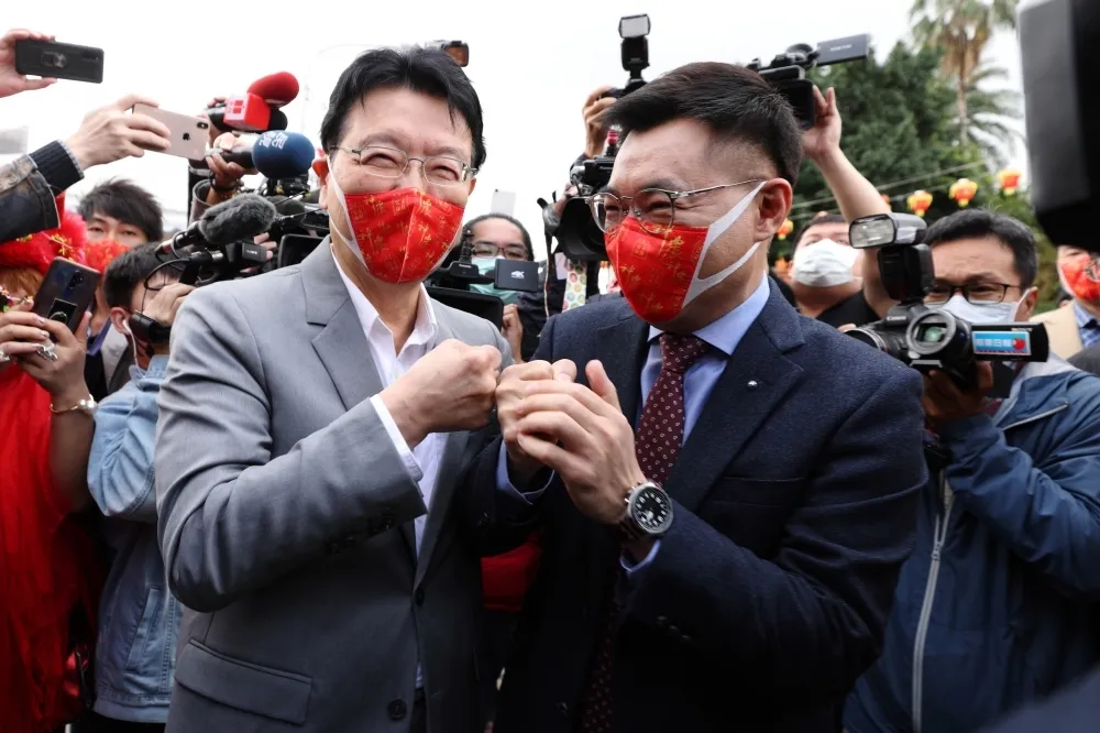 【刪Q成功】江啟臣喊終結仇恨政治　趙少康嗆綠「抗中非萬靈丹」