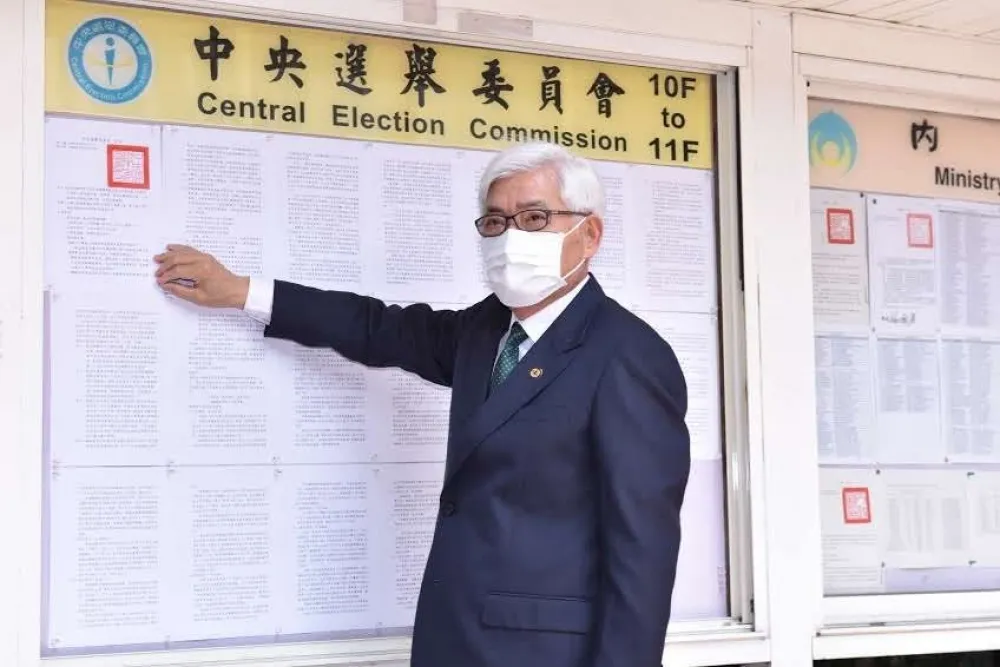 【台中二選區立委補選】 12/29公告候選人名單　2022年1/9舉行投票