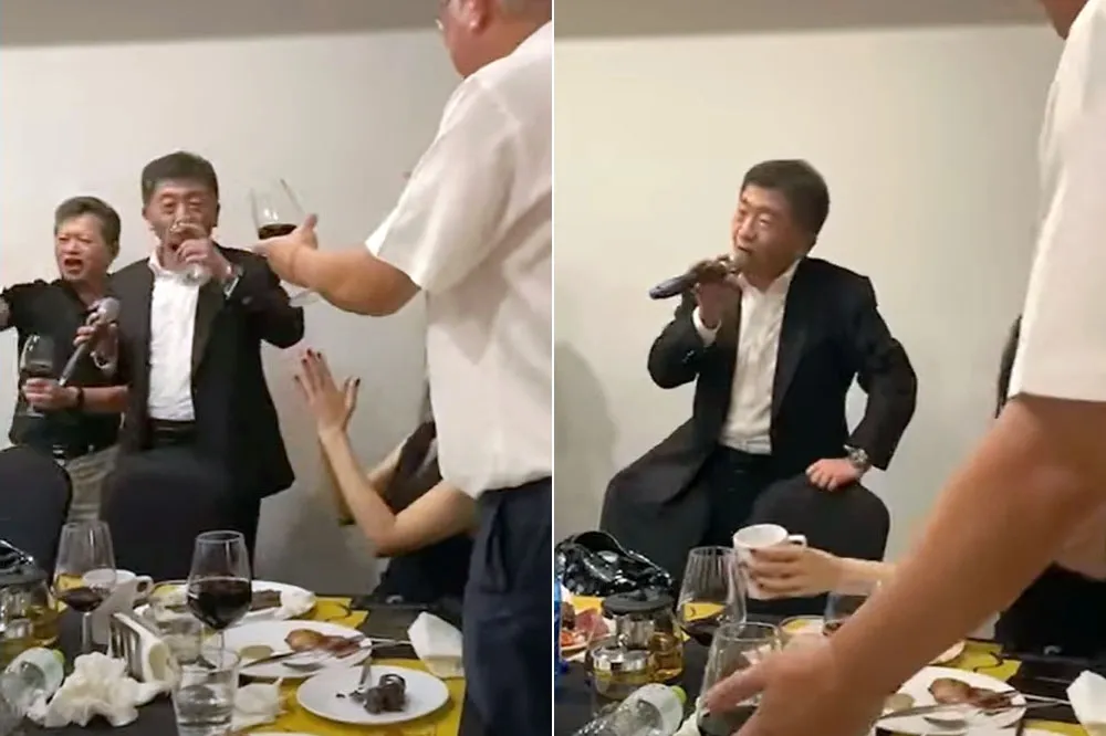 【有片】網瘋傳陳時中沒戴口罩飲酒嗨歌　衛福部2點回應