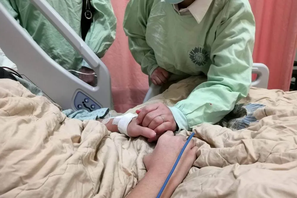 再度探視遭毆男大生   盧秀燕：壞人都抓起來了