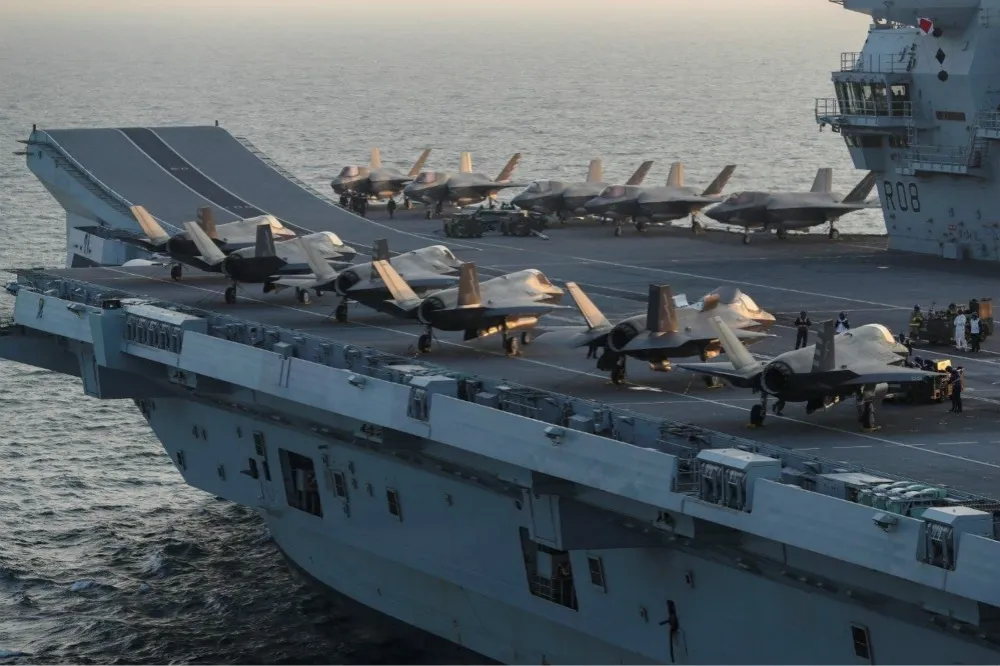 英國F-35在地中海訓練時墜機　伊莉莎白號6個月以來首次出事