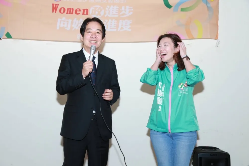 揪姊妹們站出來！賴清德奔台中挺林靜儀　為公投「4個不同意」催落去
