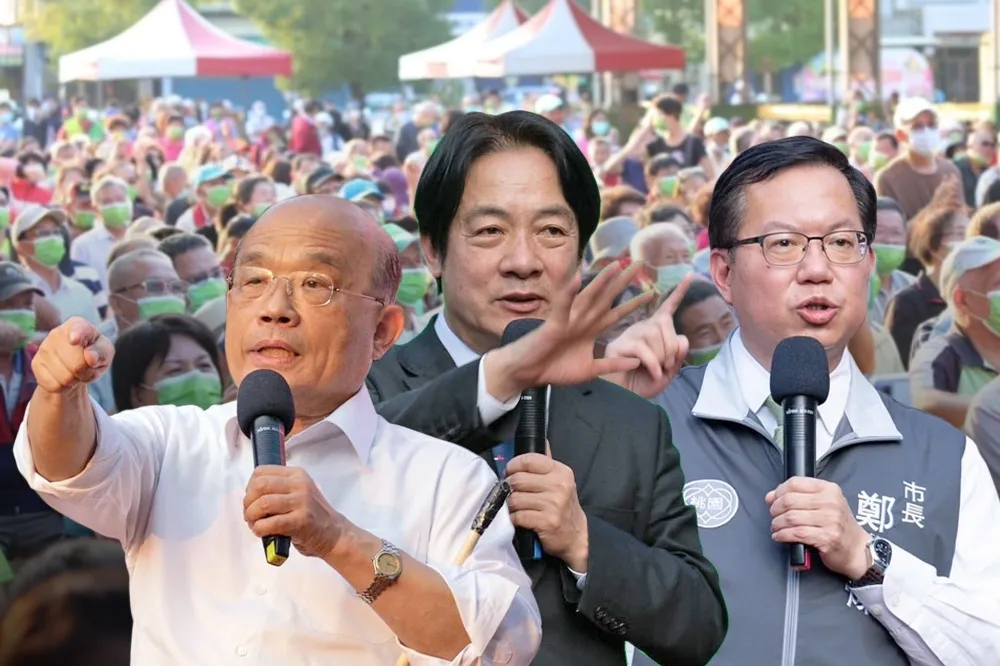 【小英接班人尬場】賴清德、蘇貞昌、鄭文燦拼公投PK人氣　出奇招拉攏「搖擺縣」彰化