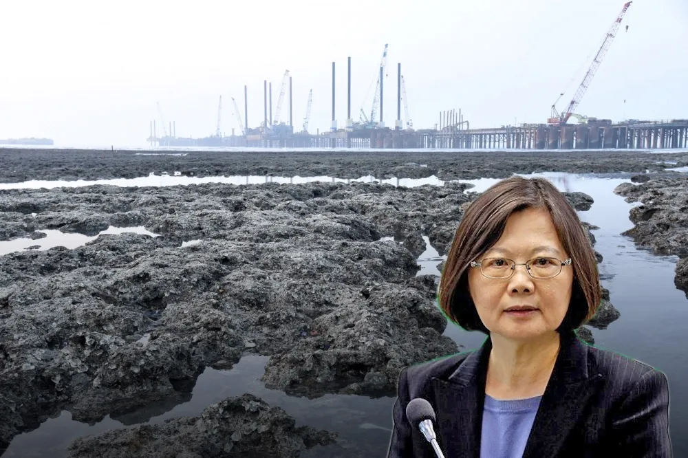 蔡英文25日視察大潭電廠及藻礁　實地說明政府方案雙贏成果
