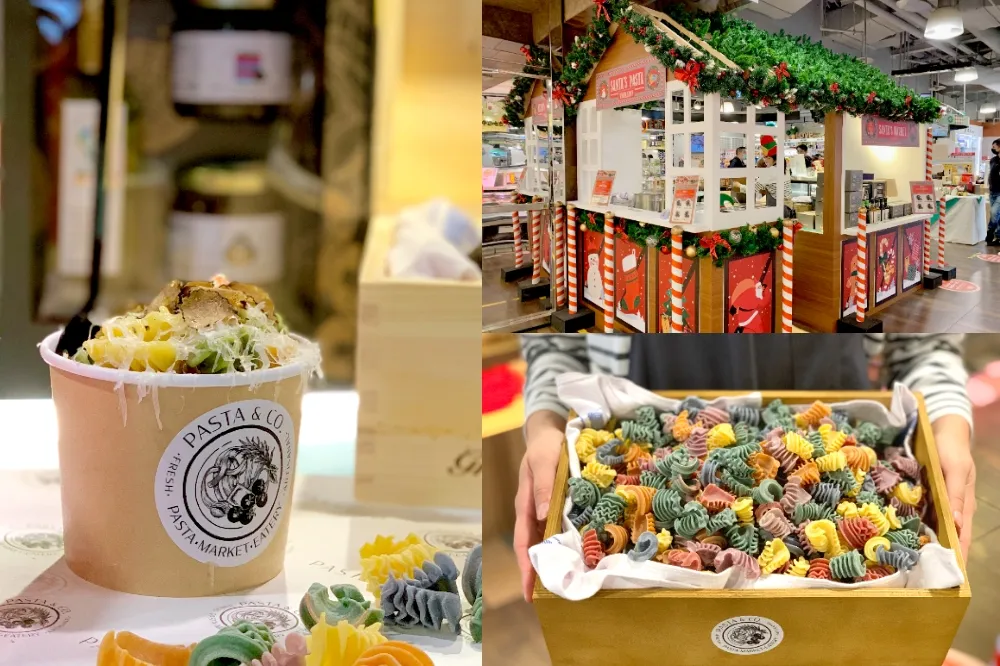 【有片】歐洲聖誕小屋現身 city’super！PASTA ＆ CO.「奶油松露彩虹蜂巢麵」12/24 前獨家快閃開賣