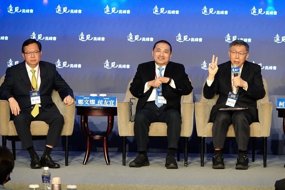 預告參戰2024？侯友宜同框柯文哲、鄭文燦聊卸任　自曝「我搞不好也要離開」