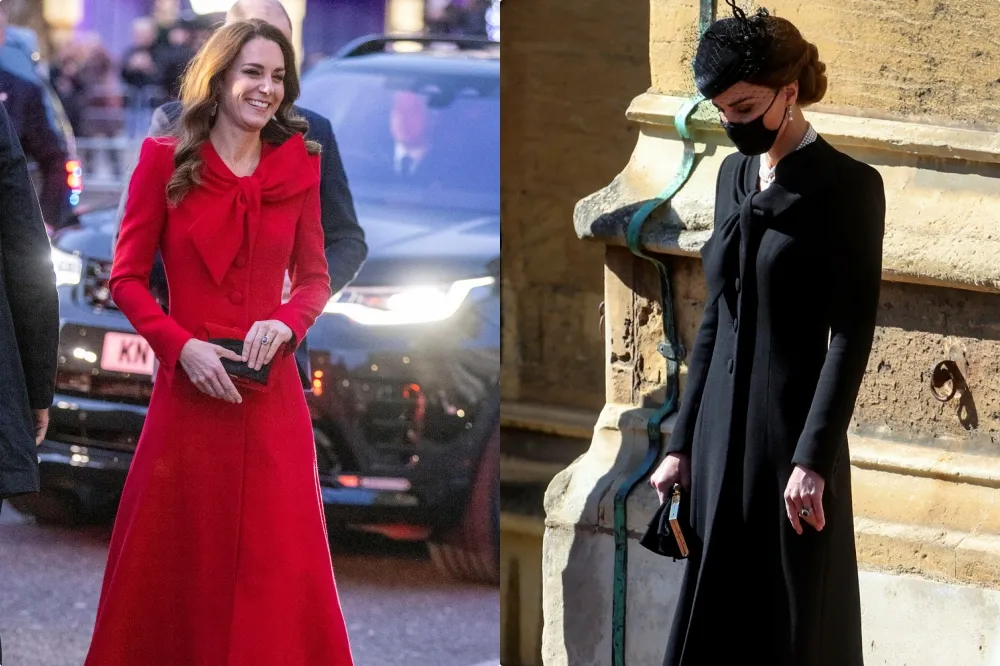【三度穿同款】凱特王妃一身耶誕紅造型藏巧思　「英國女王配件」暗喻皇室當靠山