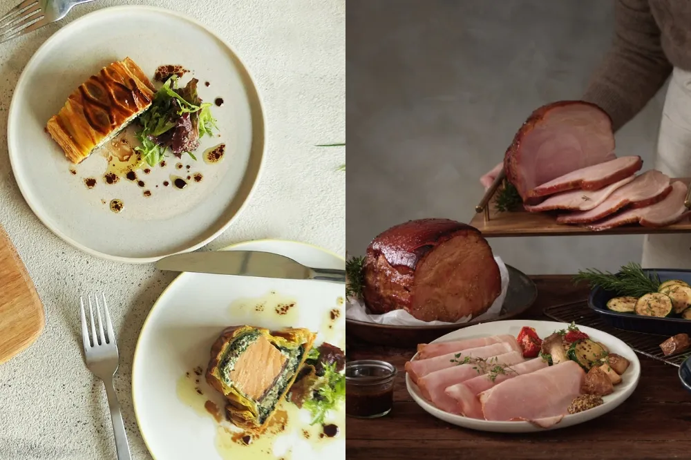 聖誕宅家吃大餐！肉 RÒU BY T-HAM「爐烤蜜汁火腿」、FoodSeason「千層酥皮鮭魚威靈頓」食材箱限定開賣 
