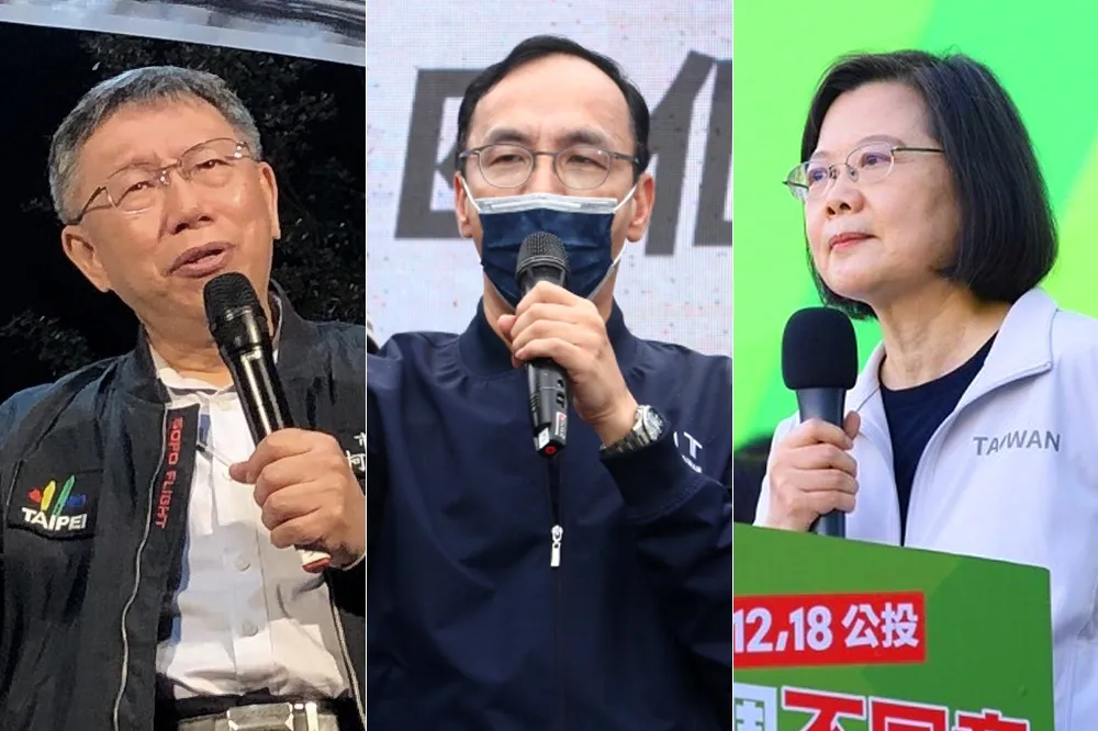 警察好緊張！綠藍白3黨今晚辦公投選前之夜　相隔500公尺尬場拚氣勢