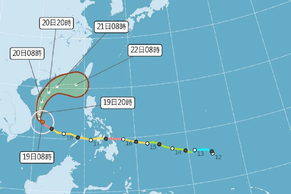 強颱「雷伊」回馬槍挾水氣襲台！明起帶傘防大雨　24日平安夜再變冷