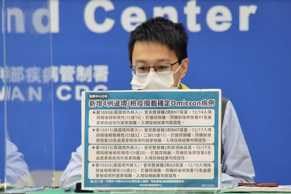【我攔4例Omicron】國內累計16例皆突破性感染　多為40歲↓中鏢