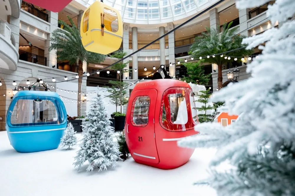 BELLAVITA 打造超夢幻北國雪景！歐洲滑雪度假村、繽紛高空纜車　拍照打卡還可換美食抵用券
