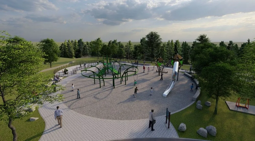 台南永康公園遊戲場打造特色遊具   春節後啟動
