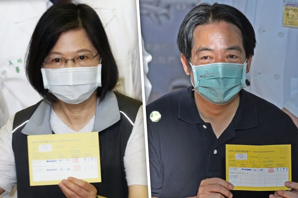 正、副總統第3劑打了沒？　蔡英文：我會去打，請大家也趕快去打