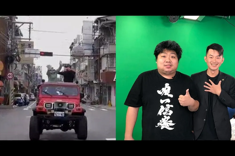 阿舟放過他吧！陳柏惟不慎摔下謝票吉普車　網友熱議：不死鳥又在發功了？