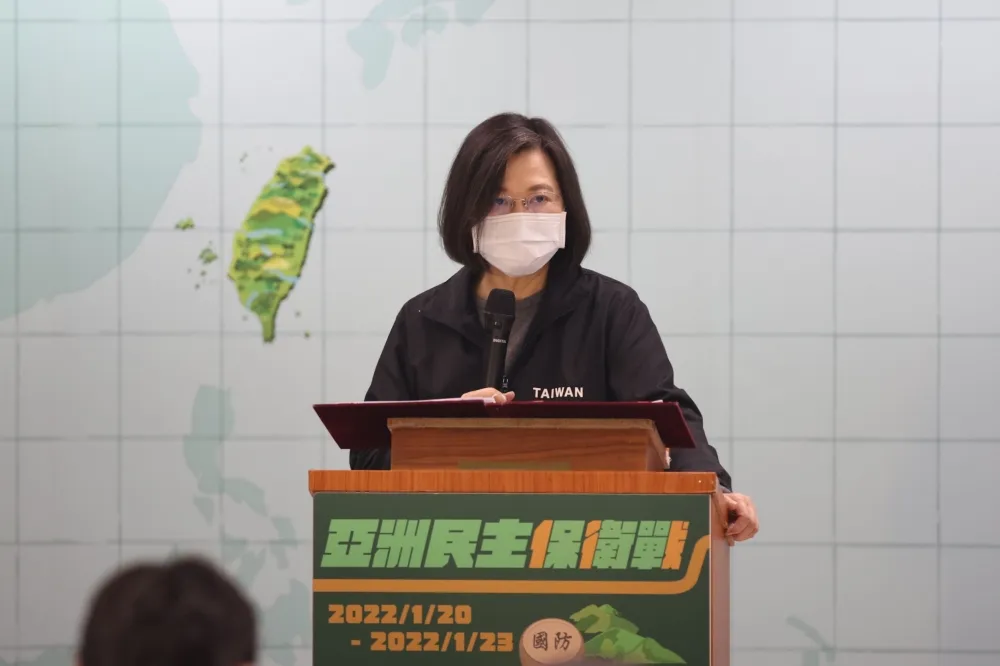 【兩岸兵推營結業】培育青年軍！　蔡英文激勵年輕人關注國安事務