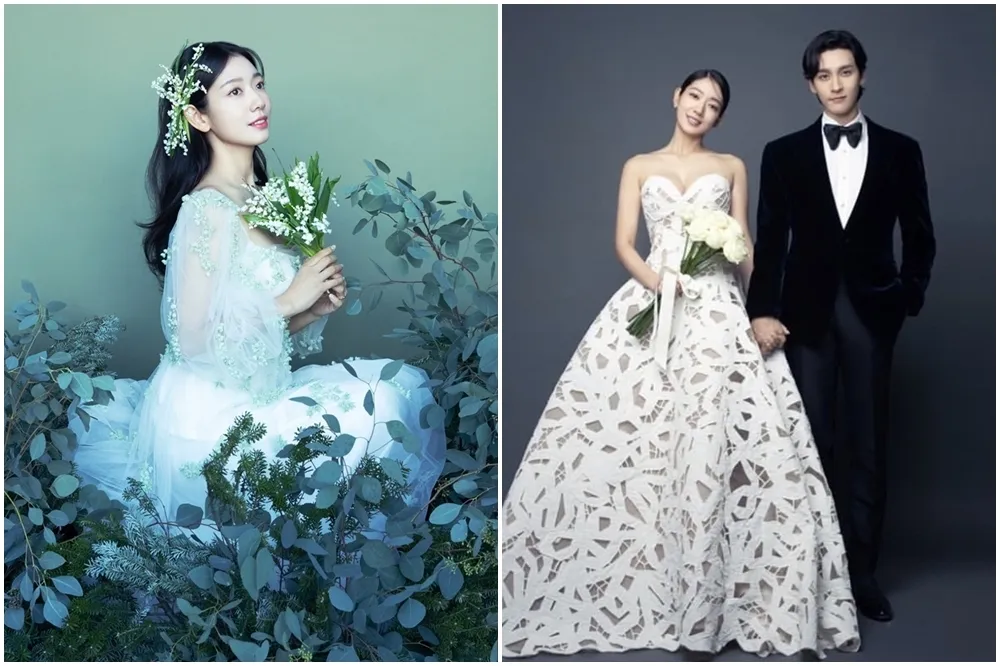 【仙女下凡】朴信惠婚紗花463小時縫製　與劉詩詩夢幻結婚禮服出自同一品牌
