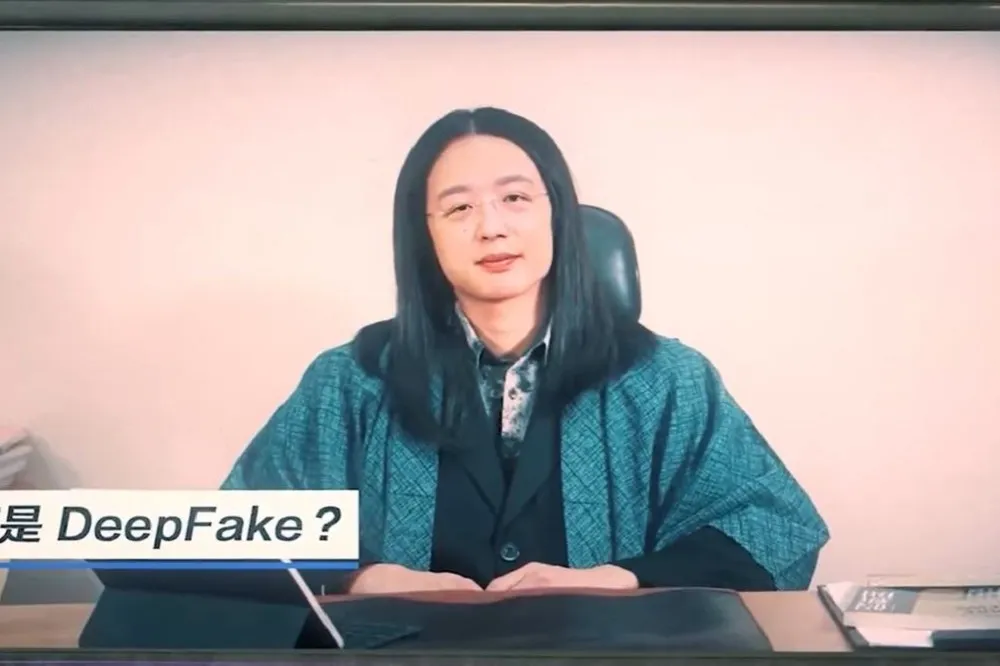 唐鳳拍Deepfake影片示範「以假亂真」　網驚：以為是年輕版本