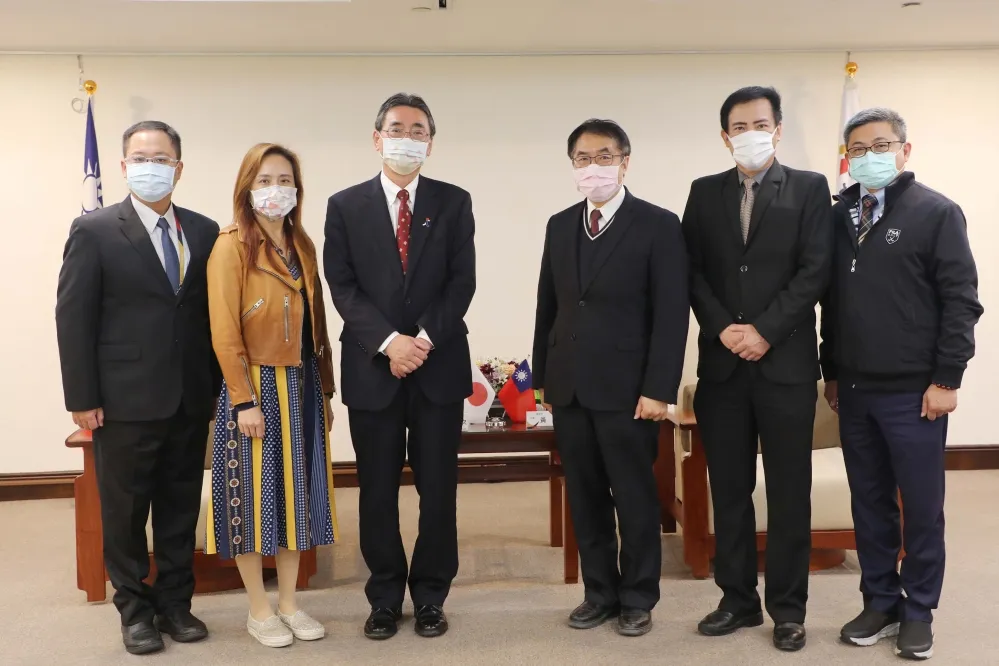 日台交流協會加藤英次所長離任前來訪  黃偉哲期望台日情誼綿延
